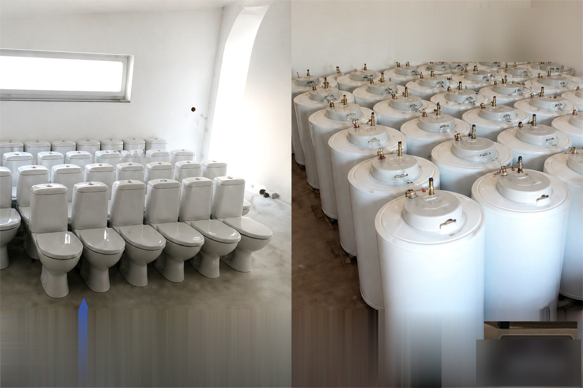 Sanitare në kompleks residencial